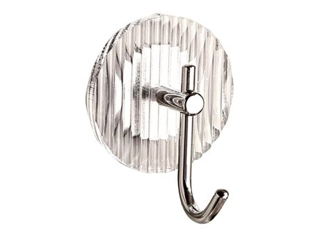 Maxbell Acrylic Paste Hook Heavy Duty Stable for Living Room Kitchen Bedroom Silver on Sale