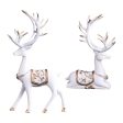 Maxbell Reindeer Statue Collectable Deer Figurine for Cabinet Restaurant Tabletop White on Sale