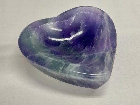 Fluorite Heart Bowl Online Hot Sale